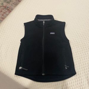 Black Patagonia vest, size xxs (3-4)